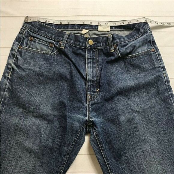 Banana Republic Mens Blue Denim 100 % Cotton Pockets Straight Leg Jeans Size 34 - Picture 7 of 11